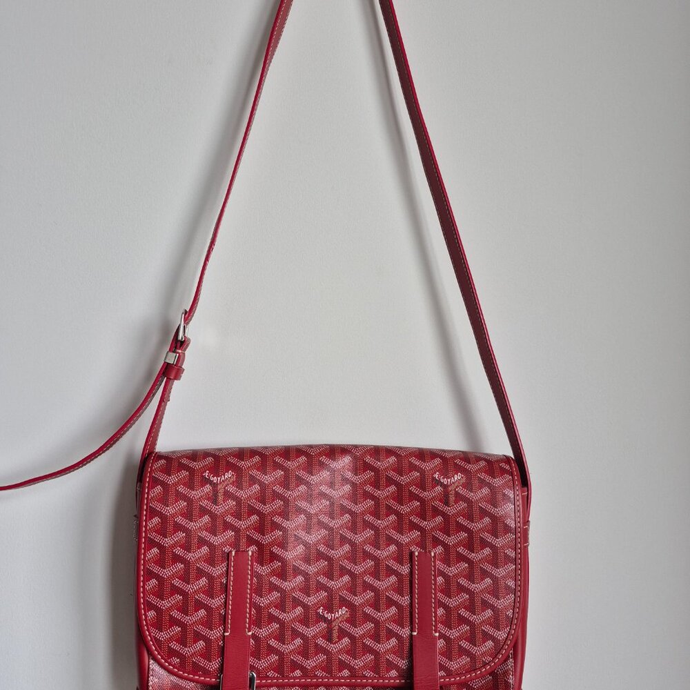 Goyard Goyardine Belvedere Shoulder Bag
